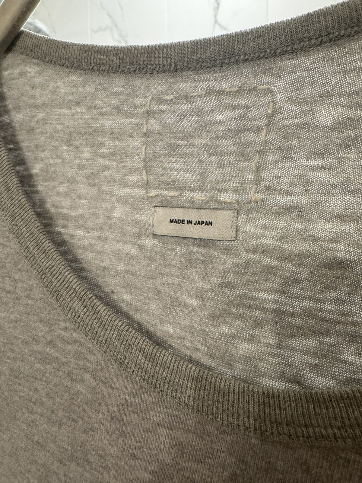Visvim Visvim Grey Knotted Pocket Tee Size US XL / EU 56 / 4 - 5 Thumbnail