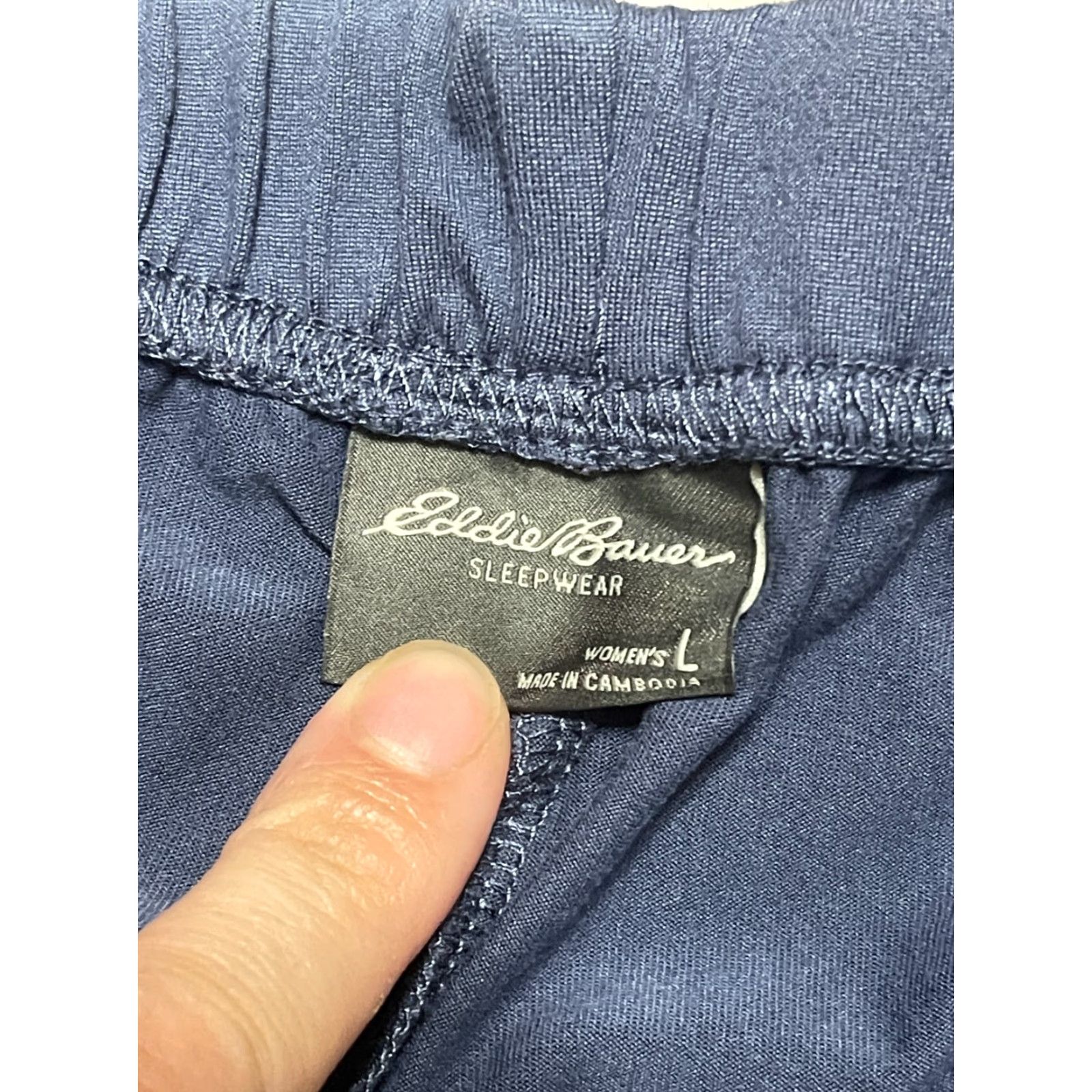 Eddie Bauer Eddie Bauer Shorts Women's Large Blue Sleep Shorts Size 36" / US 14 / IT 50 - 5 Thumbnail