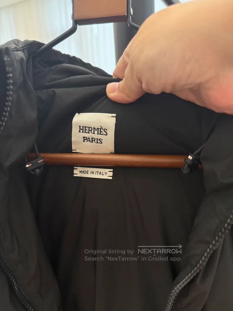Hermes Hermes Winter black mid-length down jacket Size S / US 4 / IT 40 - 7 Thumbnail