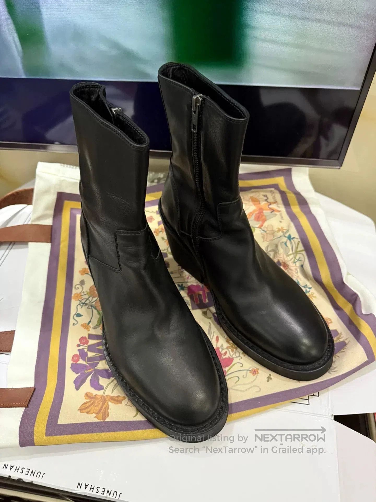 Ann Demeulemeester Ann Demeulemeester Classic Ankle Boots. Size US 7 / IT 37 - 1 Thumbnail
