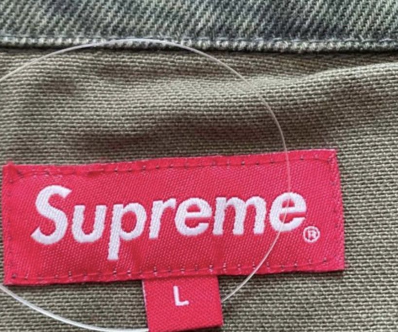 Supreme Supreme is love denim trucker work Jacket Size US L / EU 52-54 / 3 - 2 Thumbnail