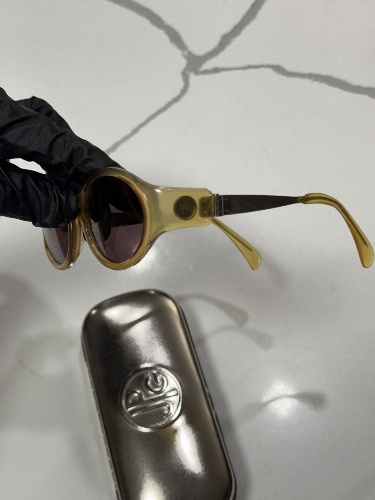 Jean Paul Gaultier VINTAGE JEAN PAUL GAULTIER 56-2272 STEAMPUNK SUNGLASSES Size ONE SIZE - 17 Thumbnail