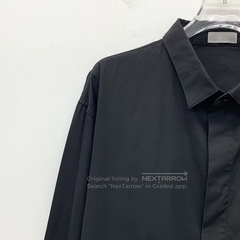 Dior Dior Black bee embroidered cotton lapel long-sleeved shirt Size US S / EU 44-46 / 1 - 3 Thumbnail