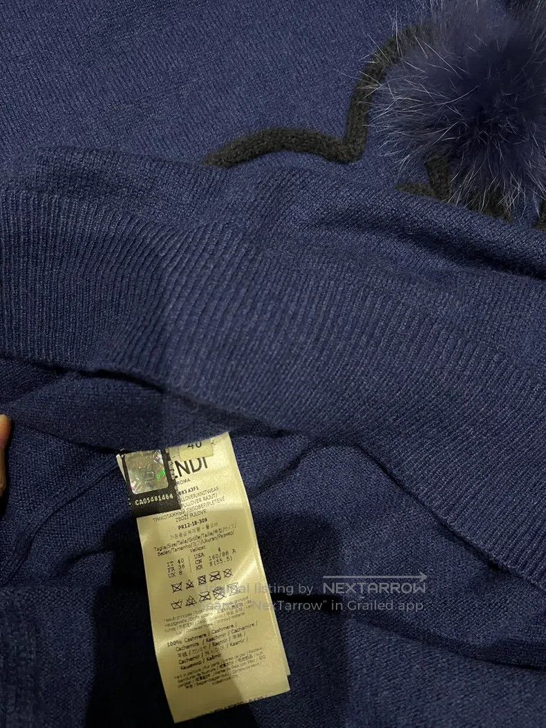 Fendi Fendi Cashmere Sweater Size XS / US 0-2 / IT 36-38 - 3 Thumbnail