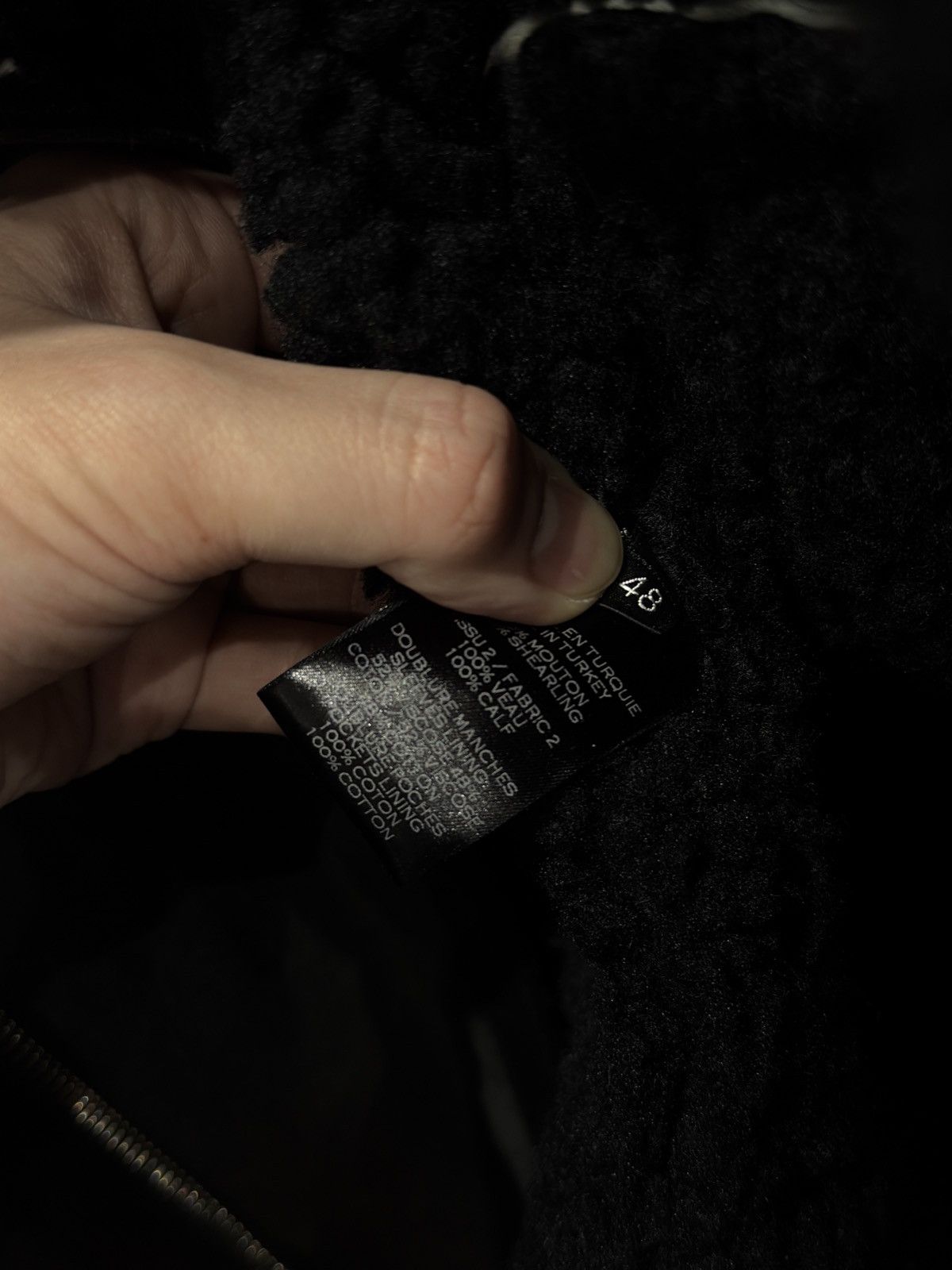 Balmain Balmain Shearling Leather Jacket by Olivier Rousteing Size US M / EU 48-50 / 2 - 4 Thumbnail