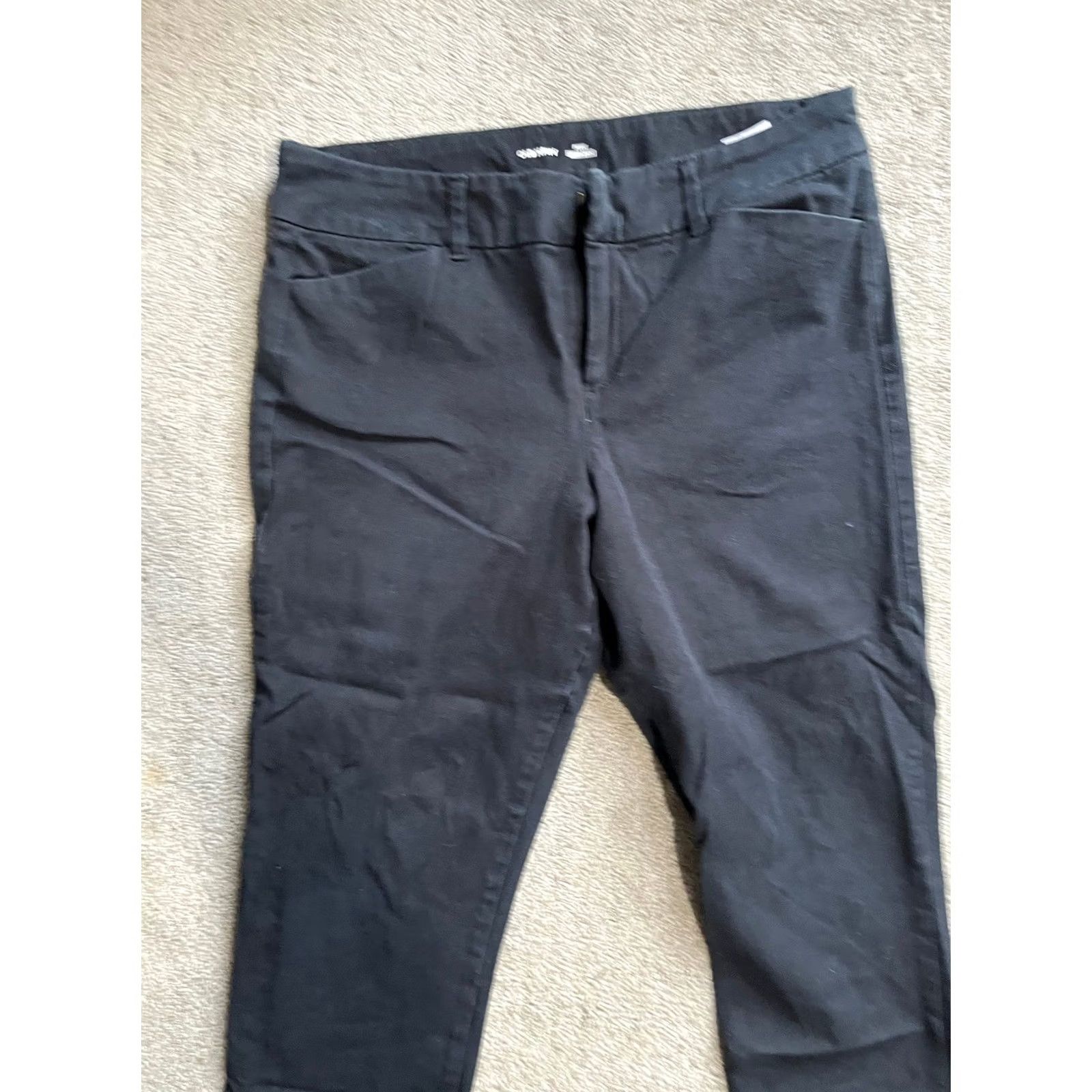 Old Navy Old Navy Black Pixie Skinny Ankle Pants Women Size 6 Pockets Size 28" / US 6 / IT 42 - 2 Thumbnail