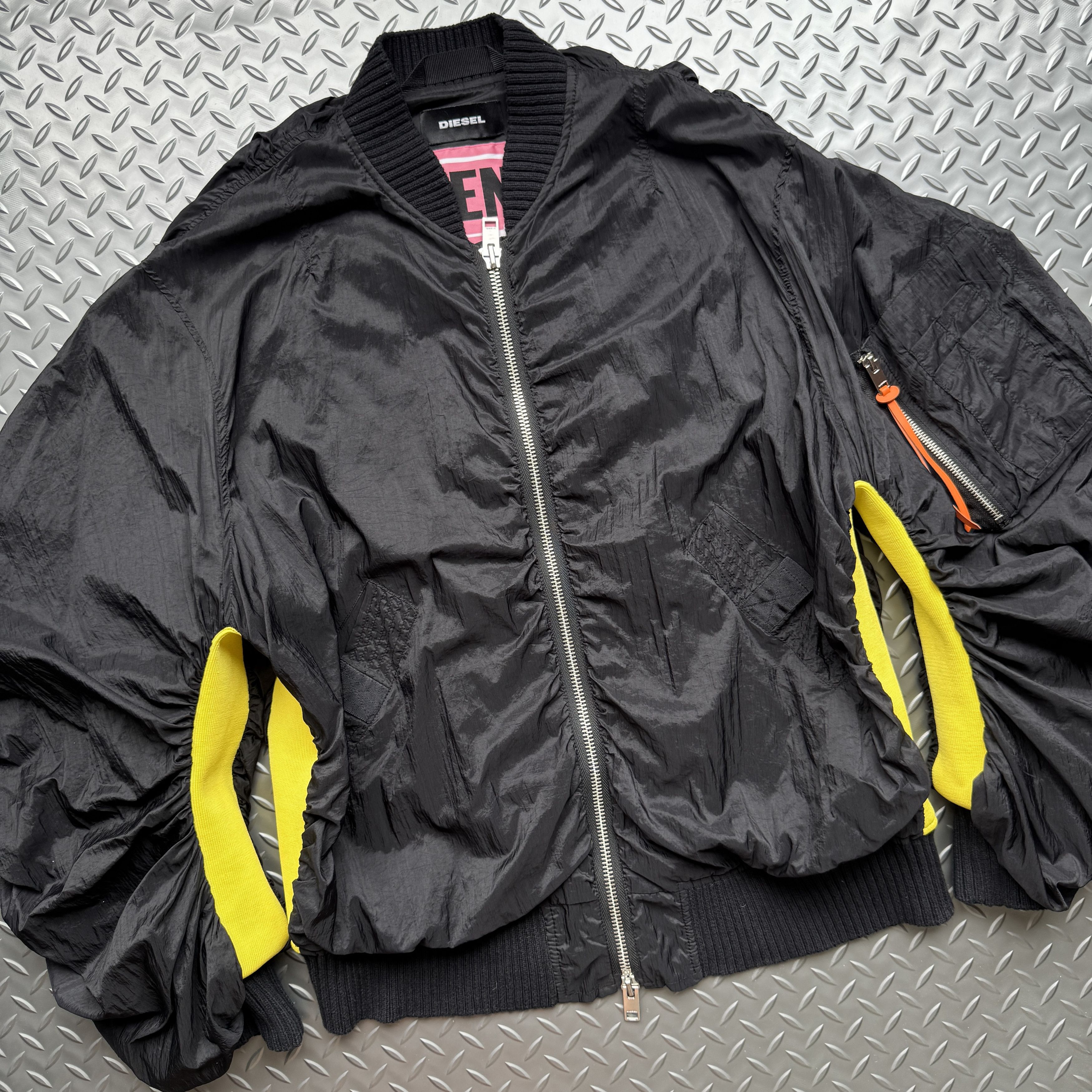 Diesel Diesel × Silence in Noise Oversized Bomber Jacket Size US L / EU 52-54 / 3 - 2 Thumbnail