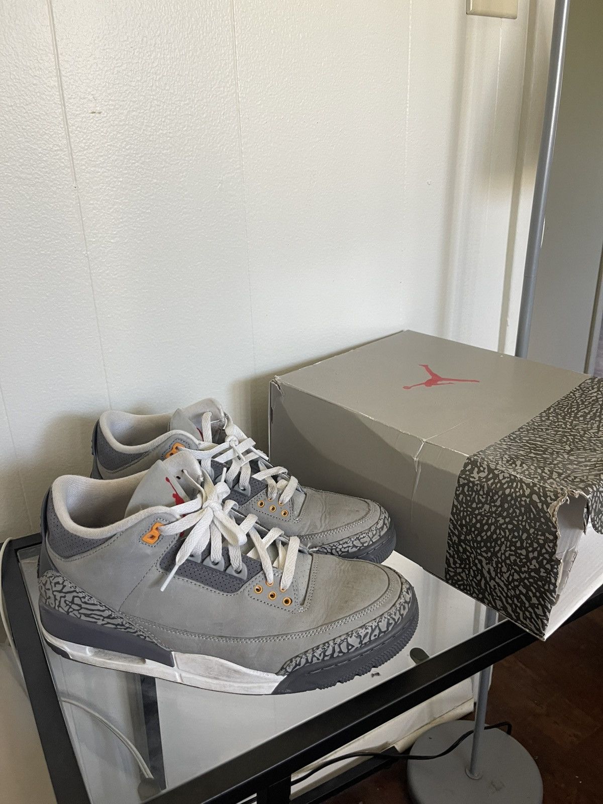 Jordan Brand × Nike Jordan 3 Cool Grey Size US 10.5 / EU 43-44 - 6 Thumbnail