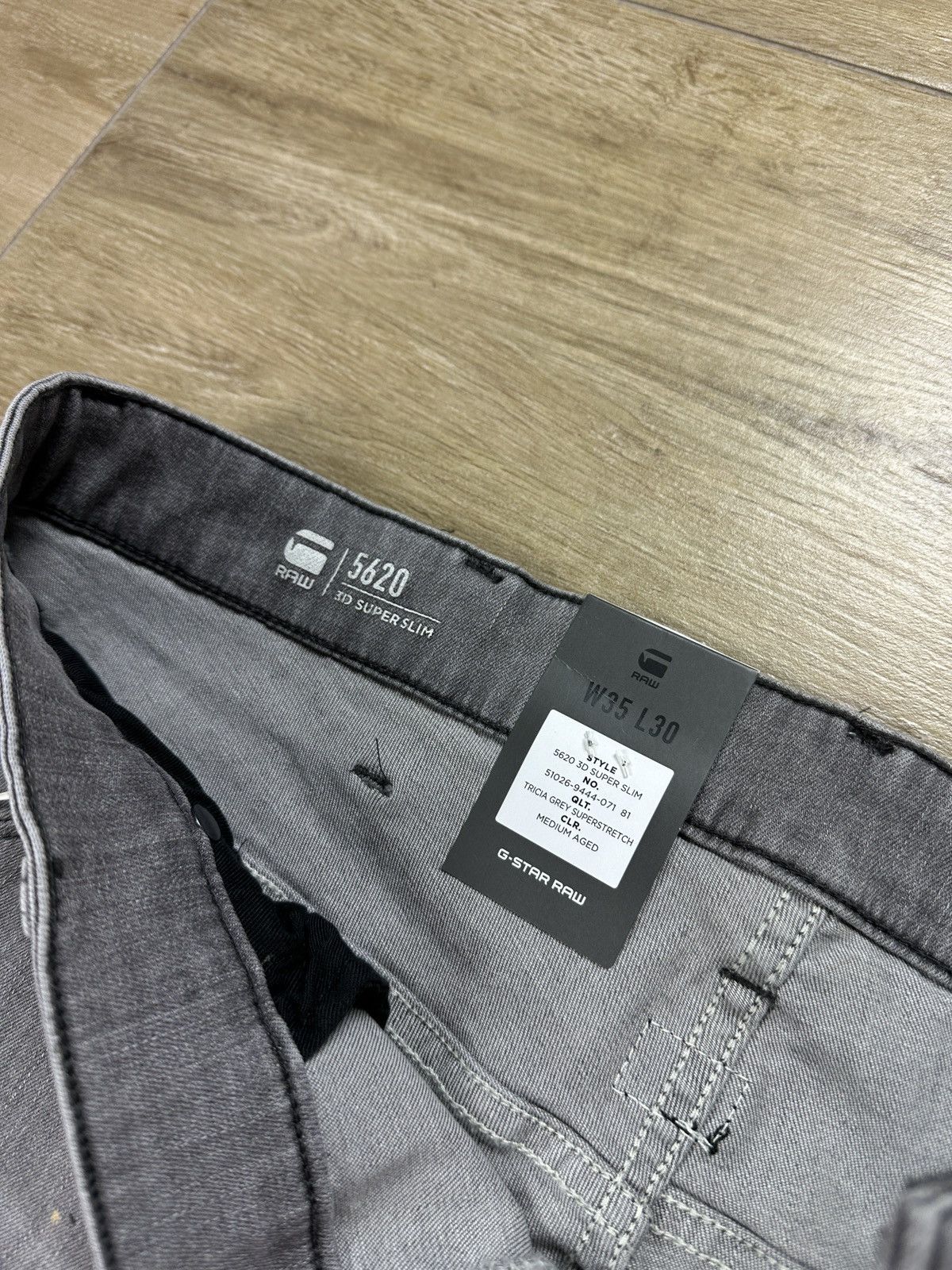 G-Star NEW🏷️ G-Star Raw 5620 3D Super Slim Denim Stretch Jeans Size US 35 - 7 Thumbnail