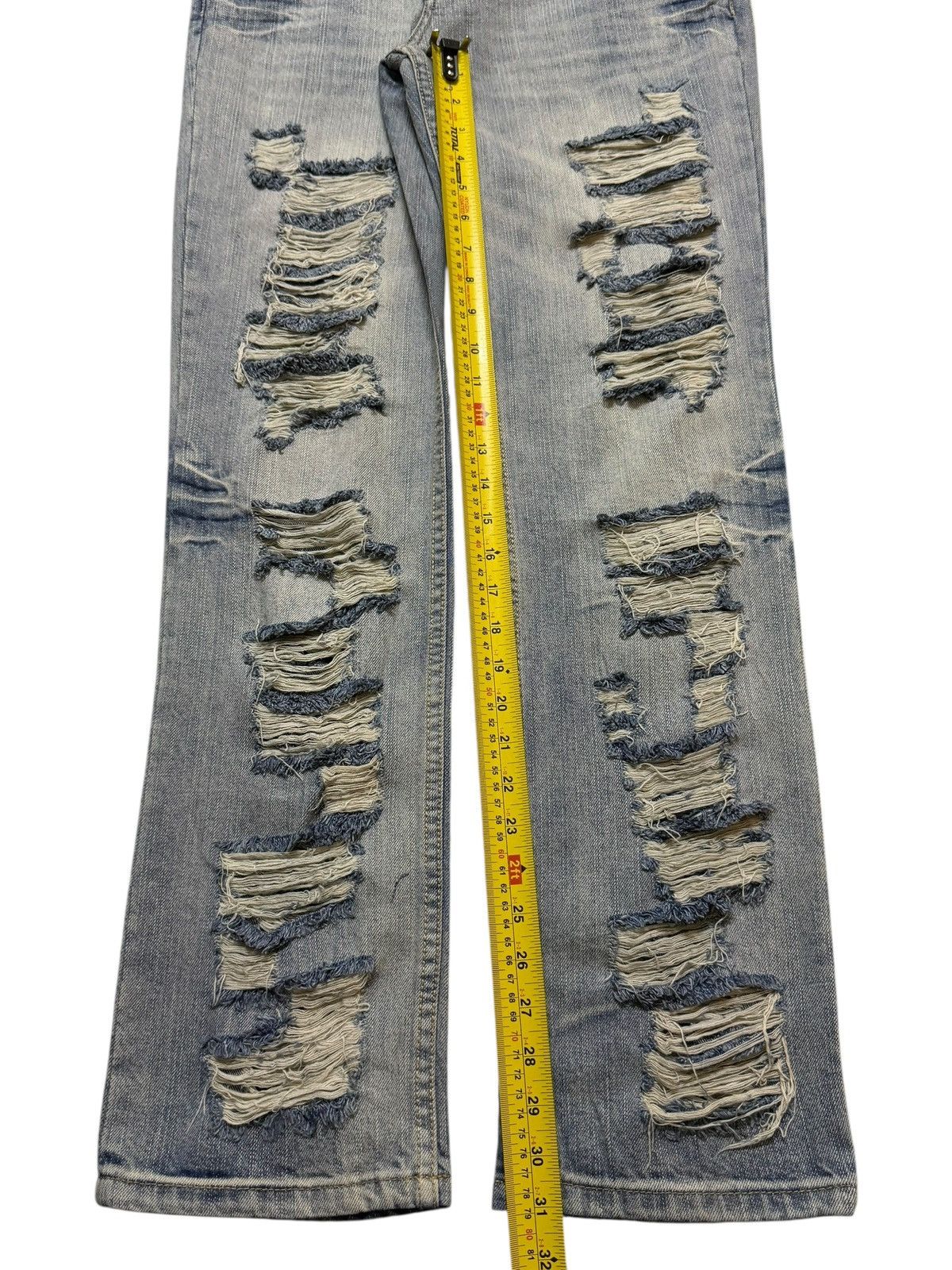 If Six Was Nine Vintage Y2K Japanese Brand Faded Ripped Style Distressed Size US 31 - 11 Thumbnail