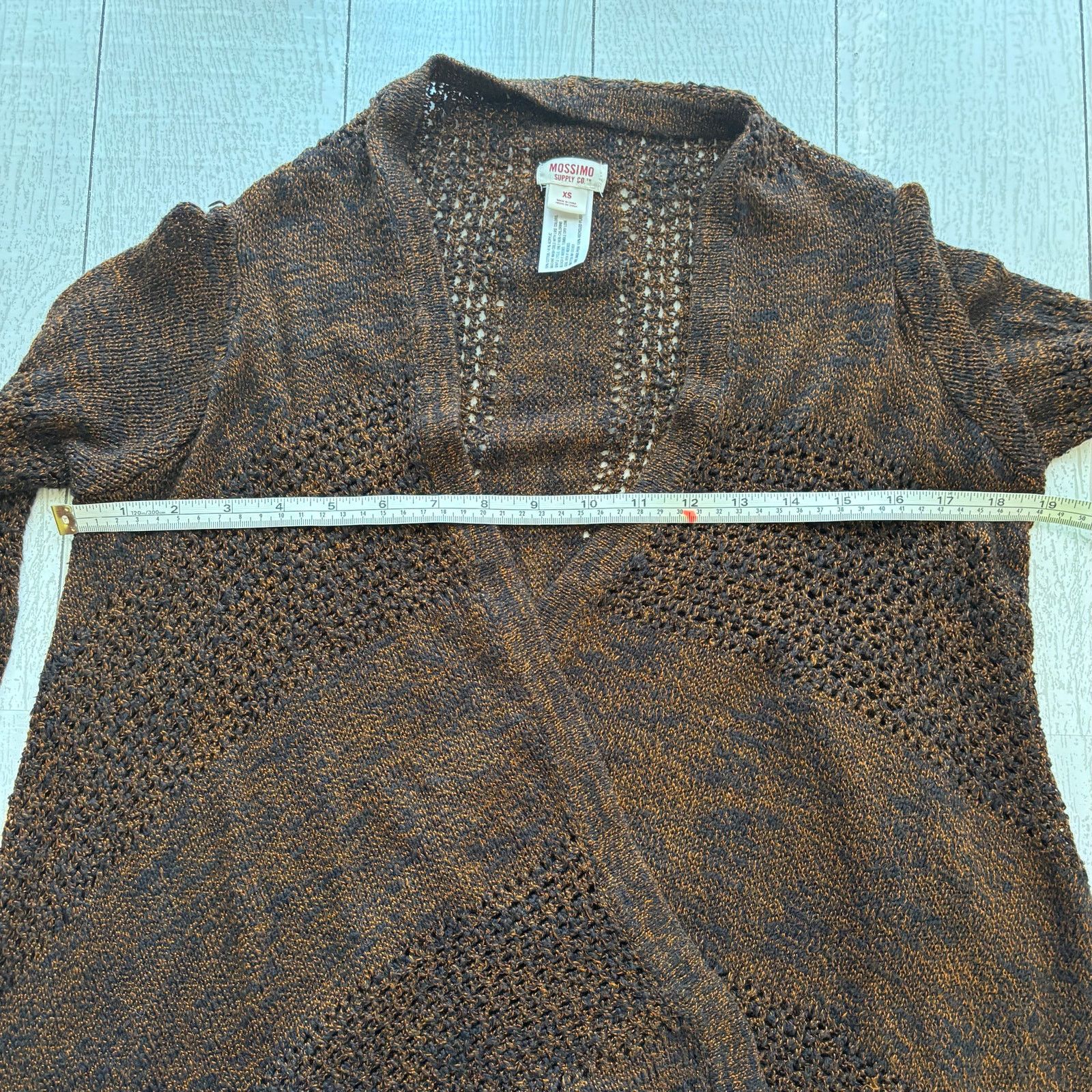 Other Mossimo Loose Fit Open Front Crocheted Cardigan Size XS Size XS / US 0-2 / IT 36-38 - 11 Thumbnail