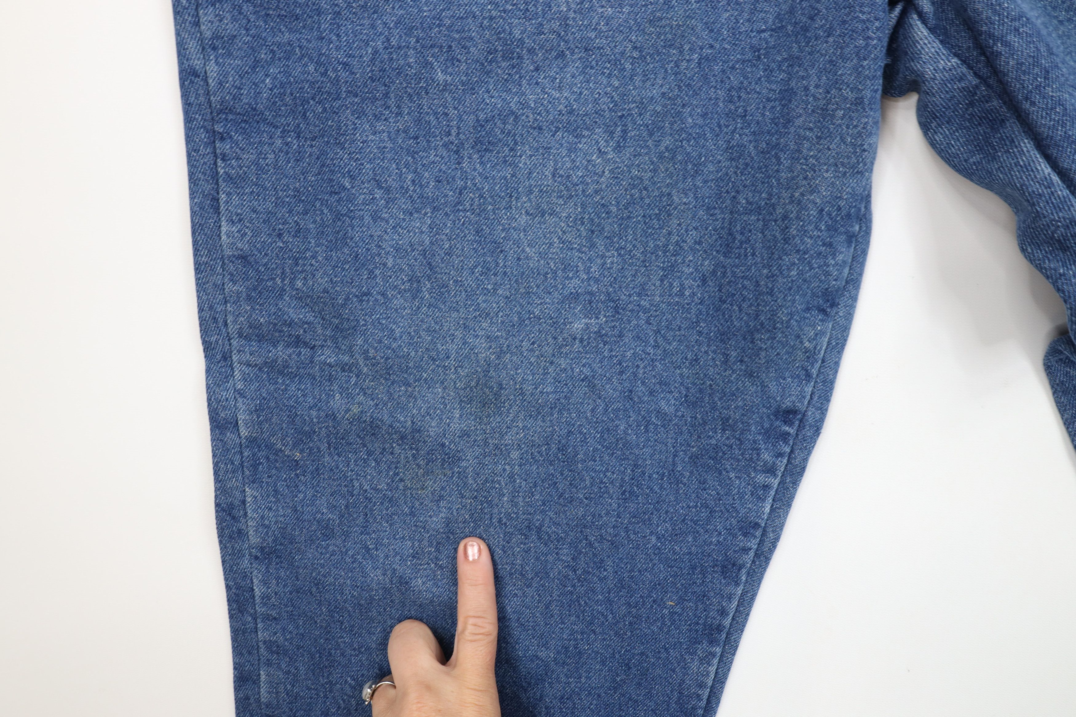 L.L. Bean Vintage LL Bean Natural Fit Flannel Lined Denim Jeans Blue Size US 37 - 7 Thumbnail