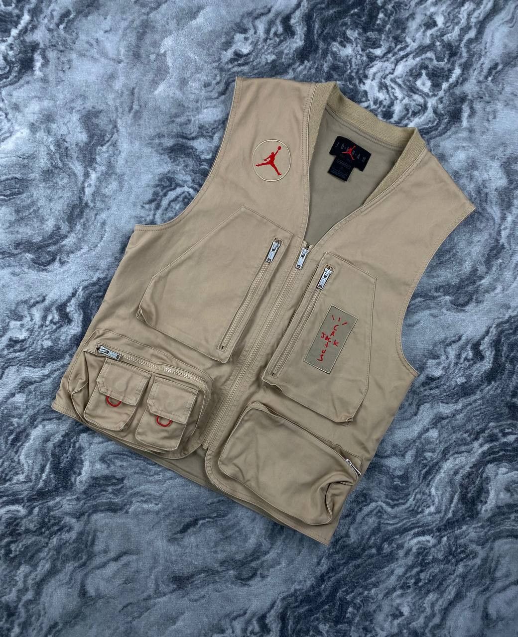 Travis Scott Cactus Jack x Jordan Utility Vest Men Size S