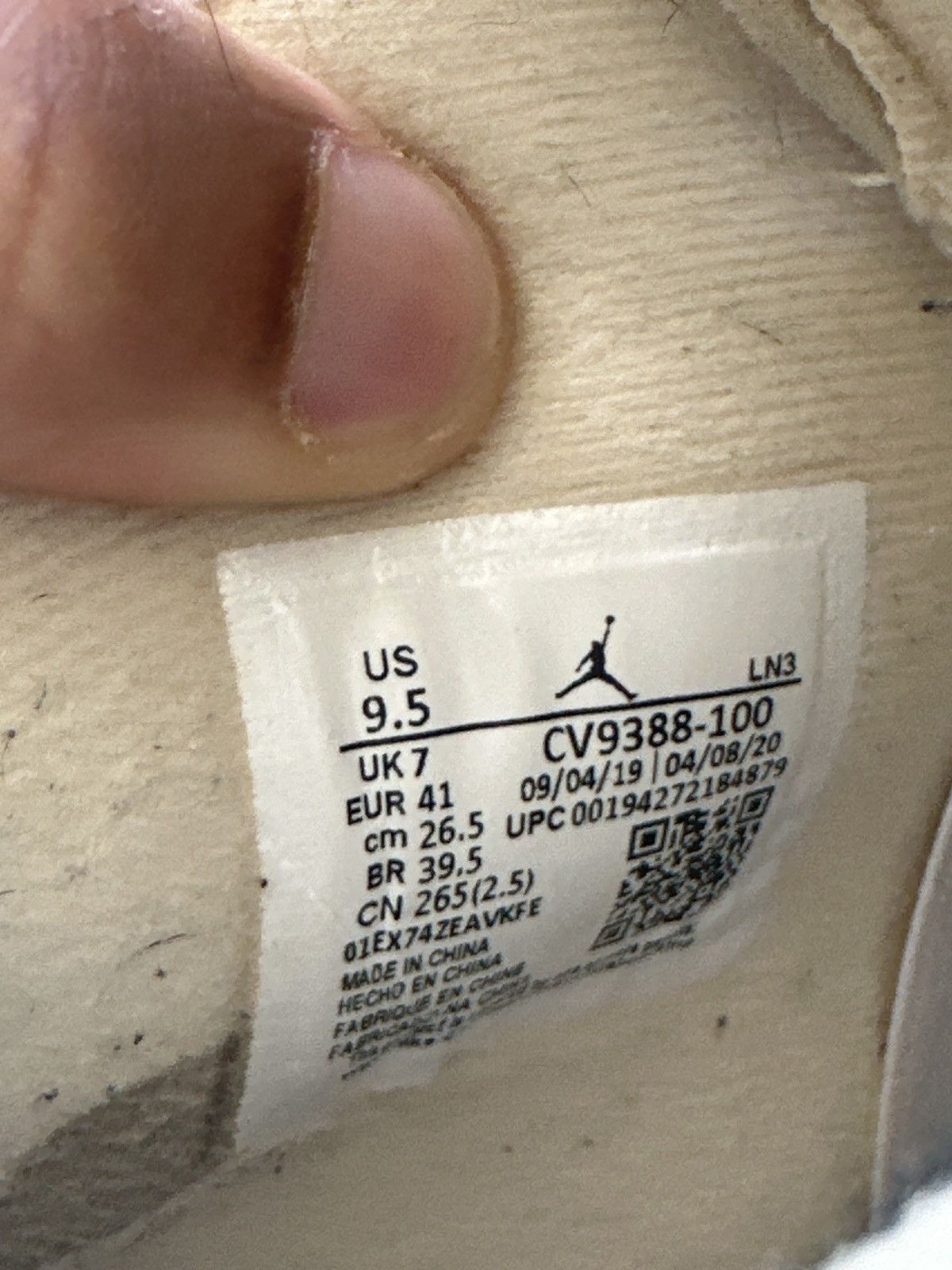 Jordan Brand Off White Air Jordan 4 Size US 8 / EU 41 - 6 Thumbnail