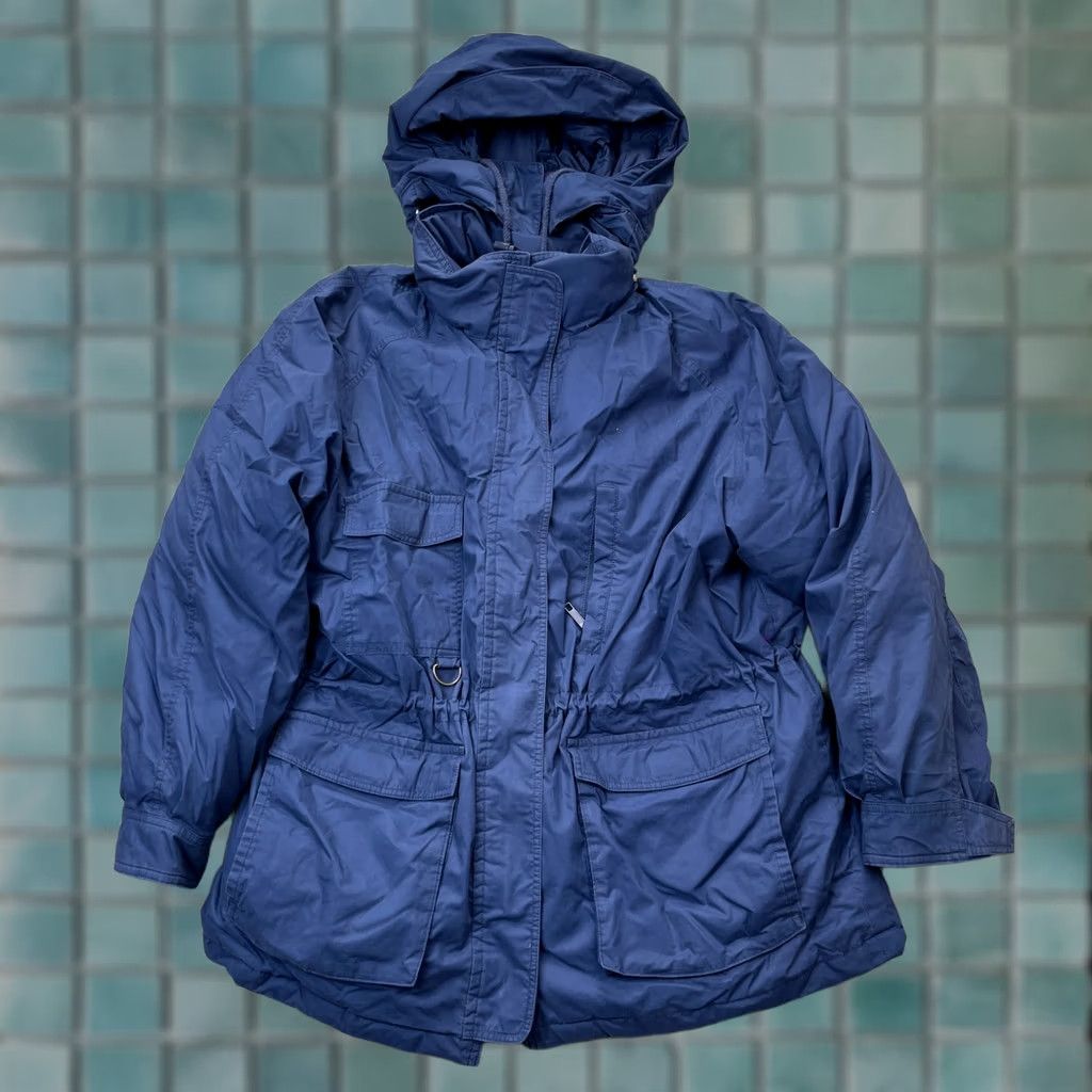 Eddie Bauer VINTAGE Eddie Bauer Jacket Womens XL Blue Parka Insulated Goose Down Hooded Size XL / US 12-14 / IT 48-50 - 1 Thumbnail