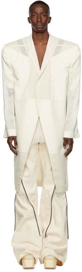 Rick Owens Rick Owens Long shoulder pad coat-2506 Size US L / EU 52-54 / 3 - 7 Thumbnail
