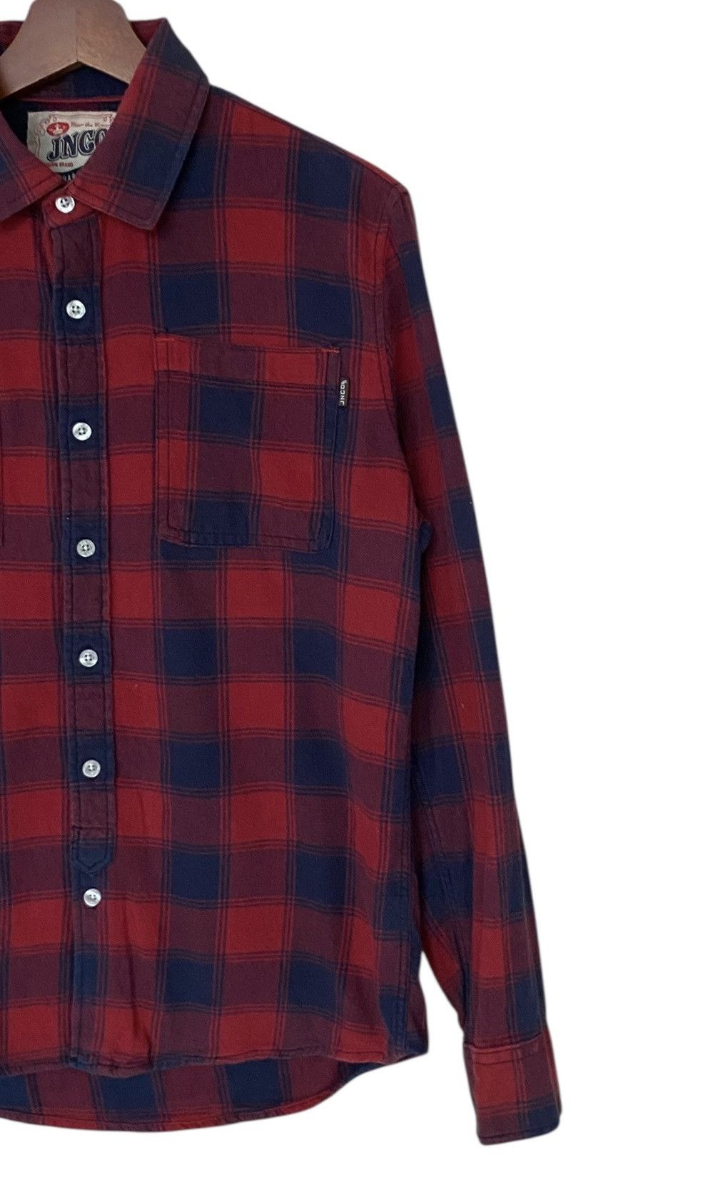 JNCO × Rap Tees × Vintage Vintage Brand Jnco Baggy Checkered Shirt 2000s Size US M / EU 48-50 / 2 - 4 Thumbnail