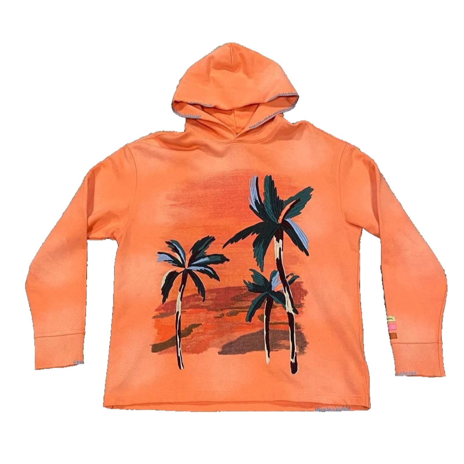 Other Punk LA Anarchy Neon Embroidery Hoodie Palms Orange L Size US L / EU 52-54 / 3 - 2 Thumbnail