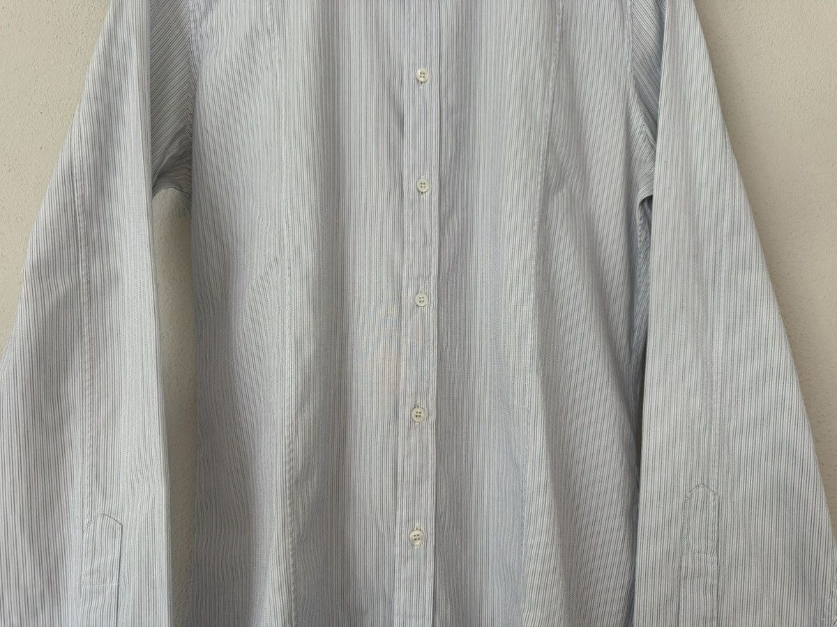 Gucci Blue Pinstripe Slim Shirt in Cotton Poplin Size US M / EU 48-50 / 2 - 4 Thumbnail