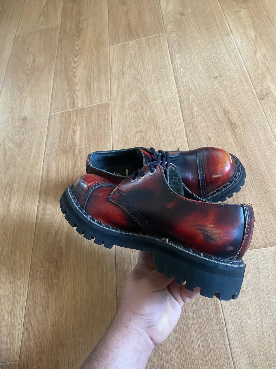 Dockers Vintage Steel Boots UK Flag Size US 7.5 / EU 40-41 - 19 Thumbnail