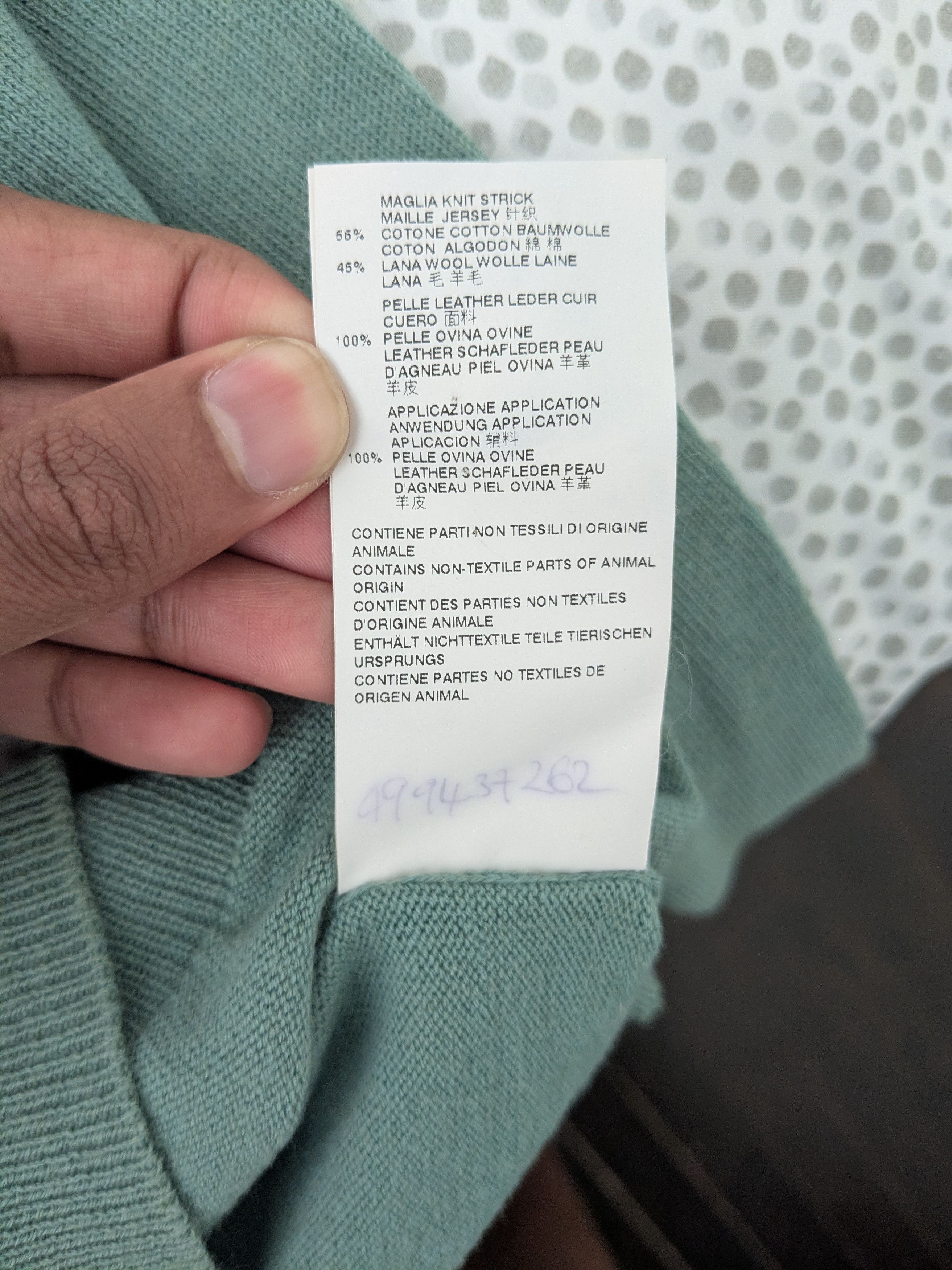 Maison Margiela 2015 Maison Margiela Teal Sweater Size US XL / EU 56 / 4 - 16 Thumbnail