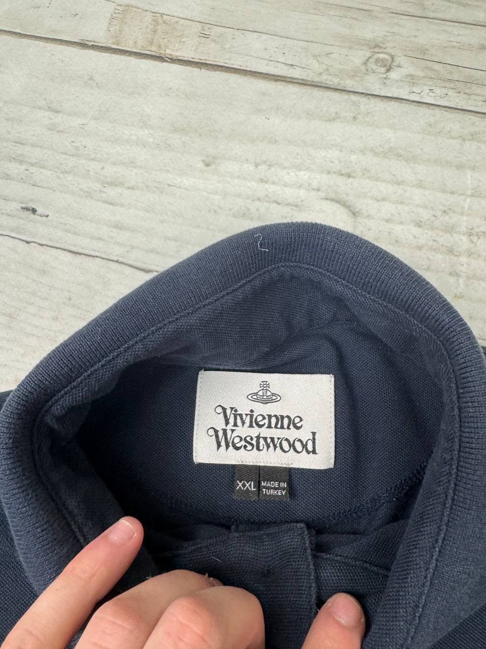 Vivienne Westwood Vintage Vivienne Westwood Polo Long Sleeve Orb Logo Basic Size US XXL / EU 58 / 5 - 8 Thumbnail