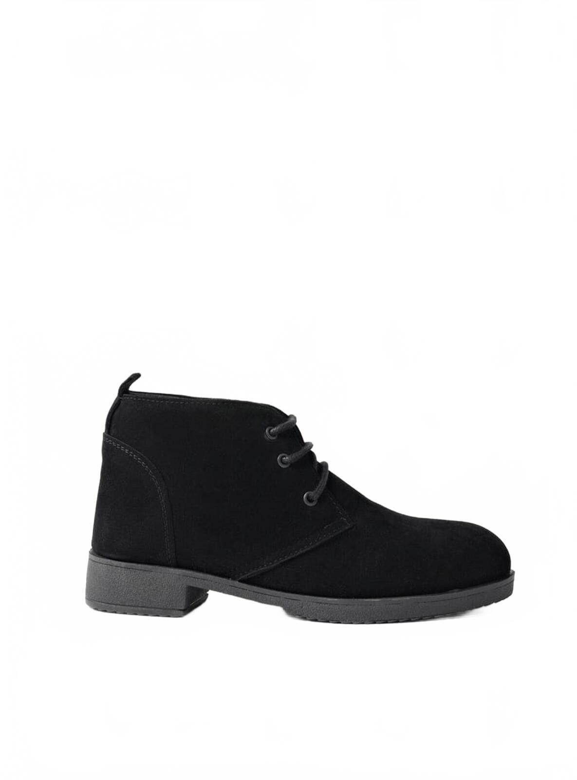 Genetic Manipulation Shinichiro Kuriya Black Suede Ankle Boots for Women, Size - 8 Size US 8 / IT 38 - 6 Thumbnail