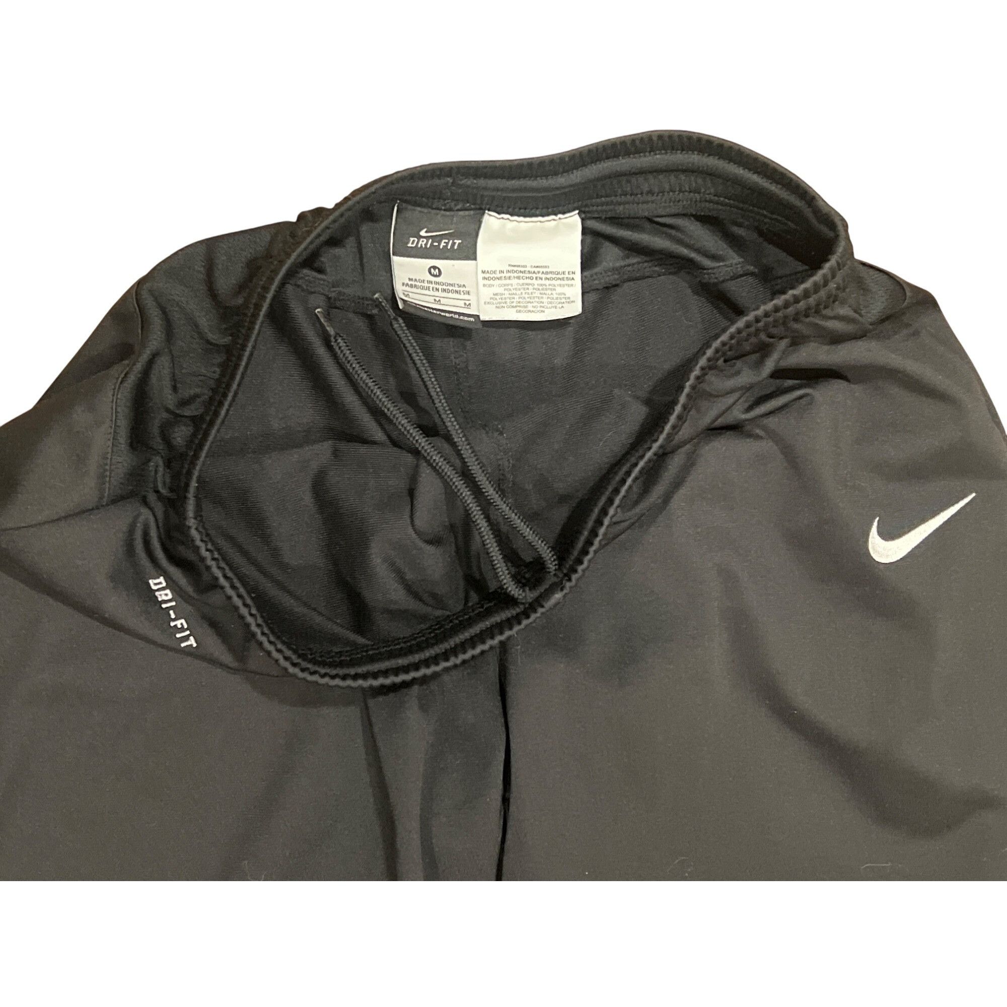 Nike NIKE Dri-Fit Black Athletic Pants With Zippered Ankles Men’s Size US 30 / EU 46 - 3 Thumbnail