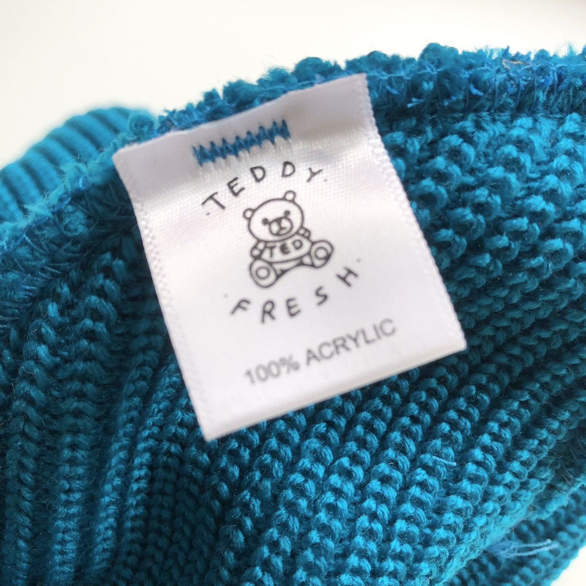 Teddy Fresh Teddy Fresh Beanie AQUA Size ONE SIZE - 4 Thumbnail