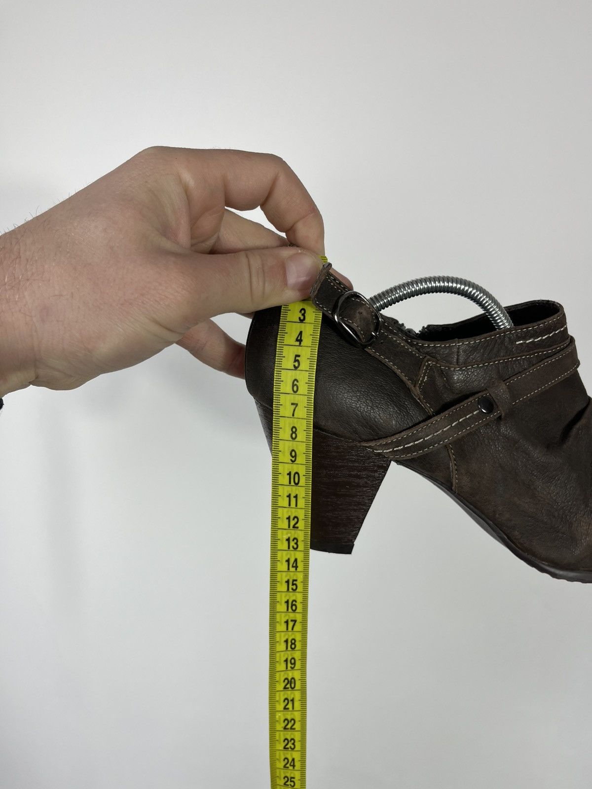 Other Women’s Brown Leather Ankle Boots Heels 41 Size US 10 / IT 40 - 9 Thumbnail