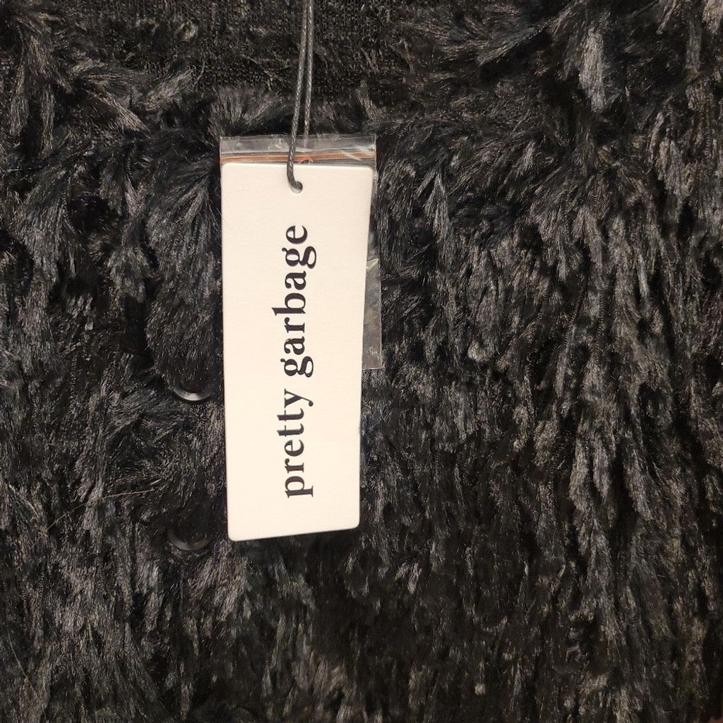 Other NWT Pretty Garbage Cropped Shag Cardigan Size M / US 6-8 / IT 42-44 - 5 Thumbnail