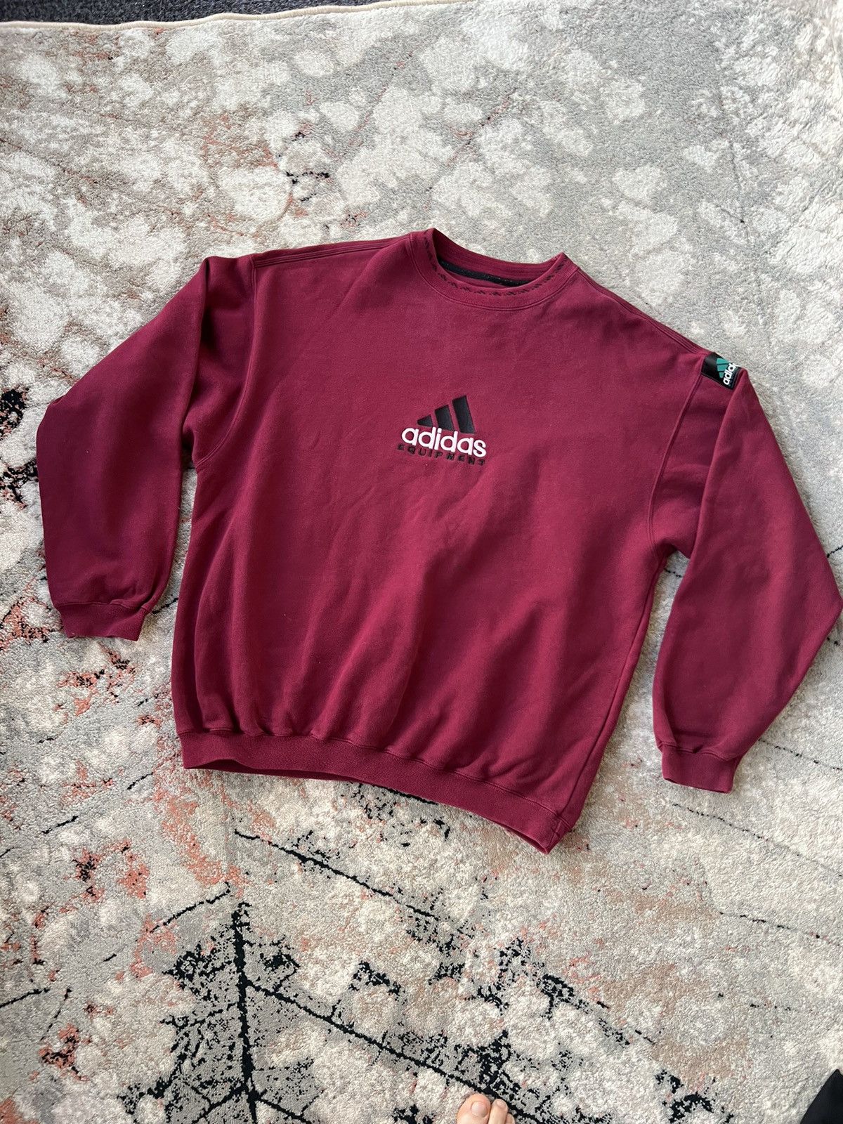 Adidas × Vintage Adidas Equipment Vintage Sweatshirt Size US M / EU 48-50 / 2 - 1 Thumbnail