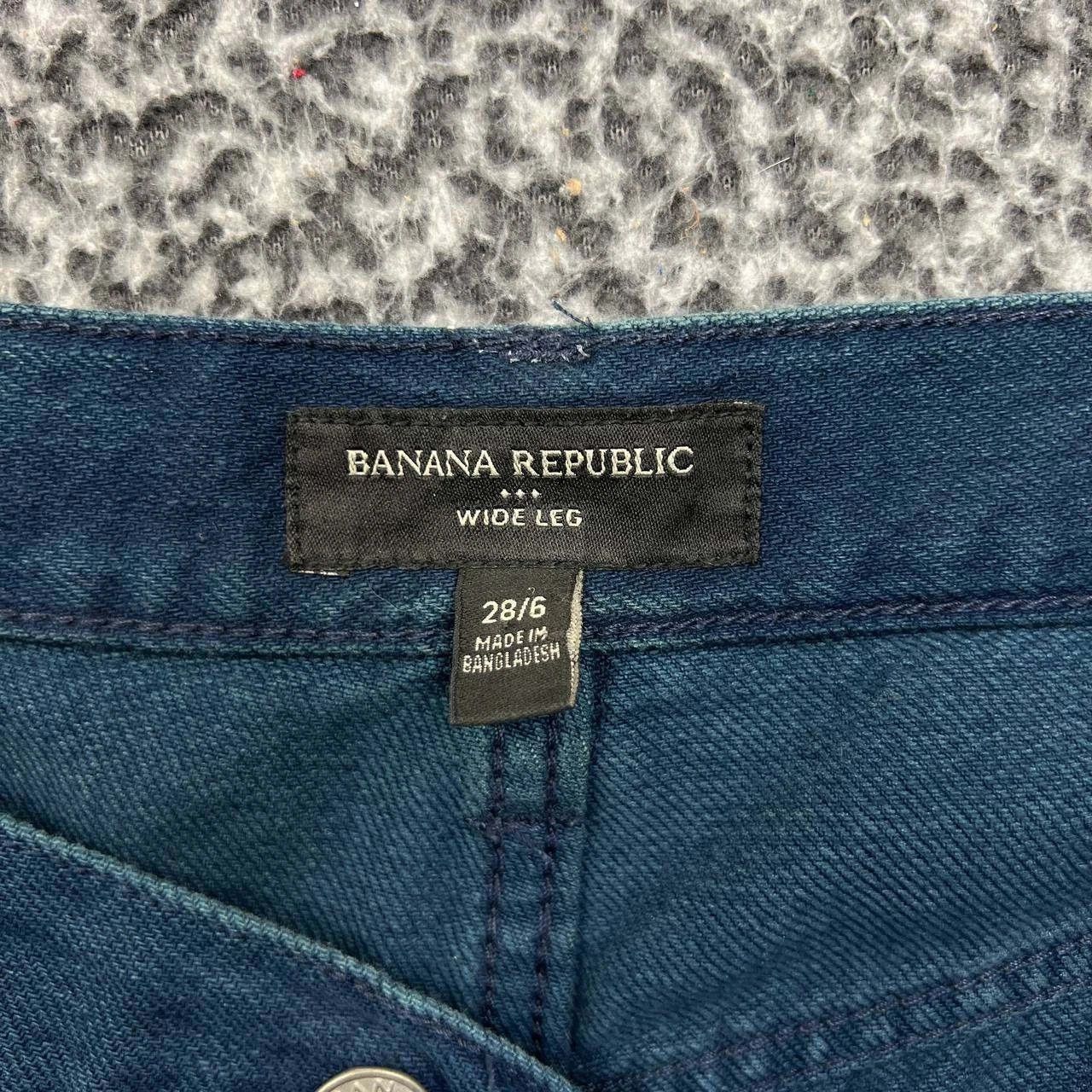 Banana Republic Banana Republic Jeans 28/6 Denim Pants Wide Leg Pocket 28x30 Size 28" / US 6 / IT 42 - 7 Thumbnail