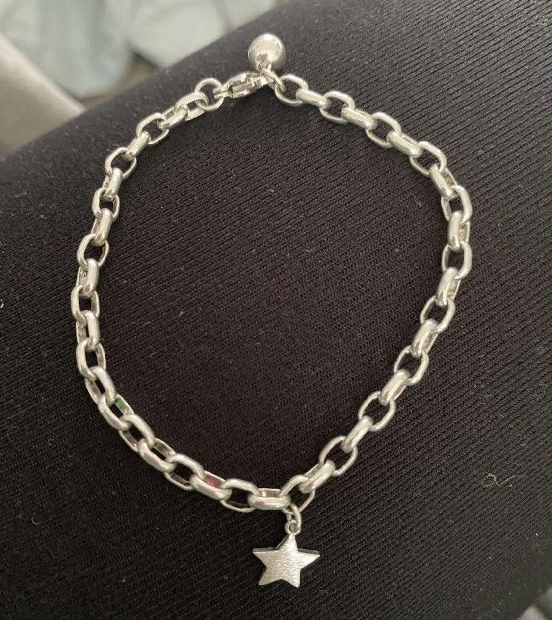 Jewelry Stainless Steel Star Chain Bracelet Size ONE SIZE - 4 Thumbnail