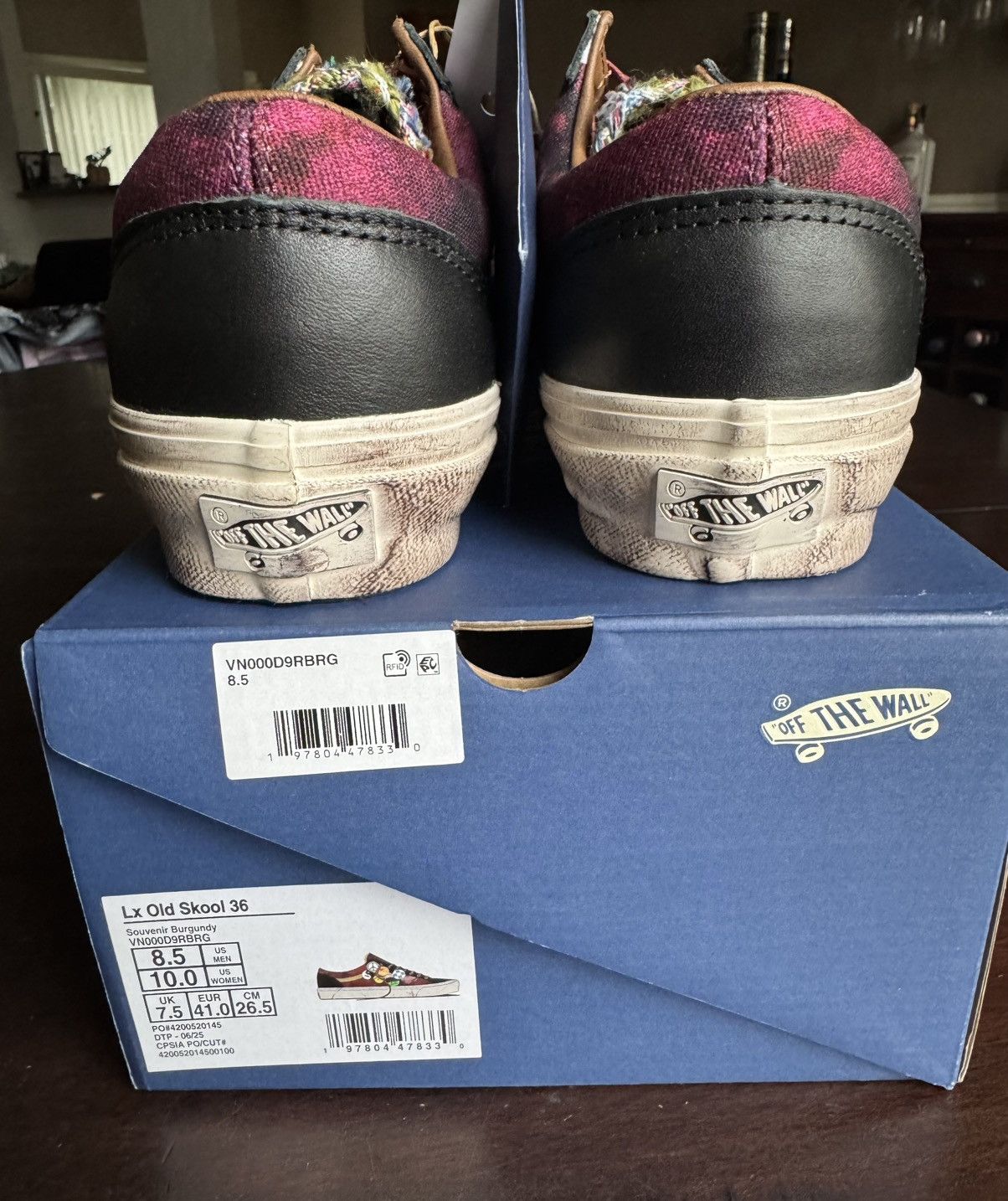 Vans Vans Old Skool 36 LX Chanel Souvenir Burgundy Size US 8.5 / EU 41-42 - 6 Thumbnail