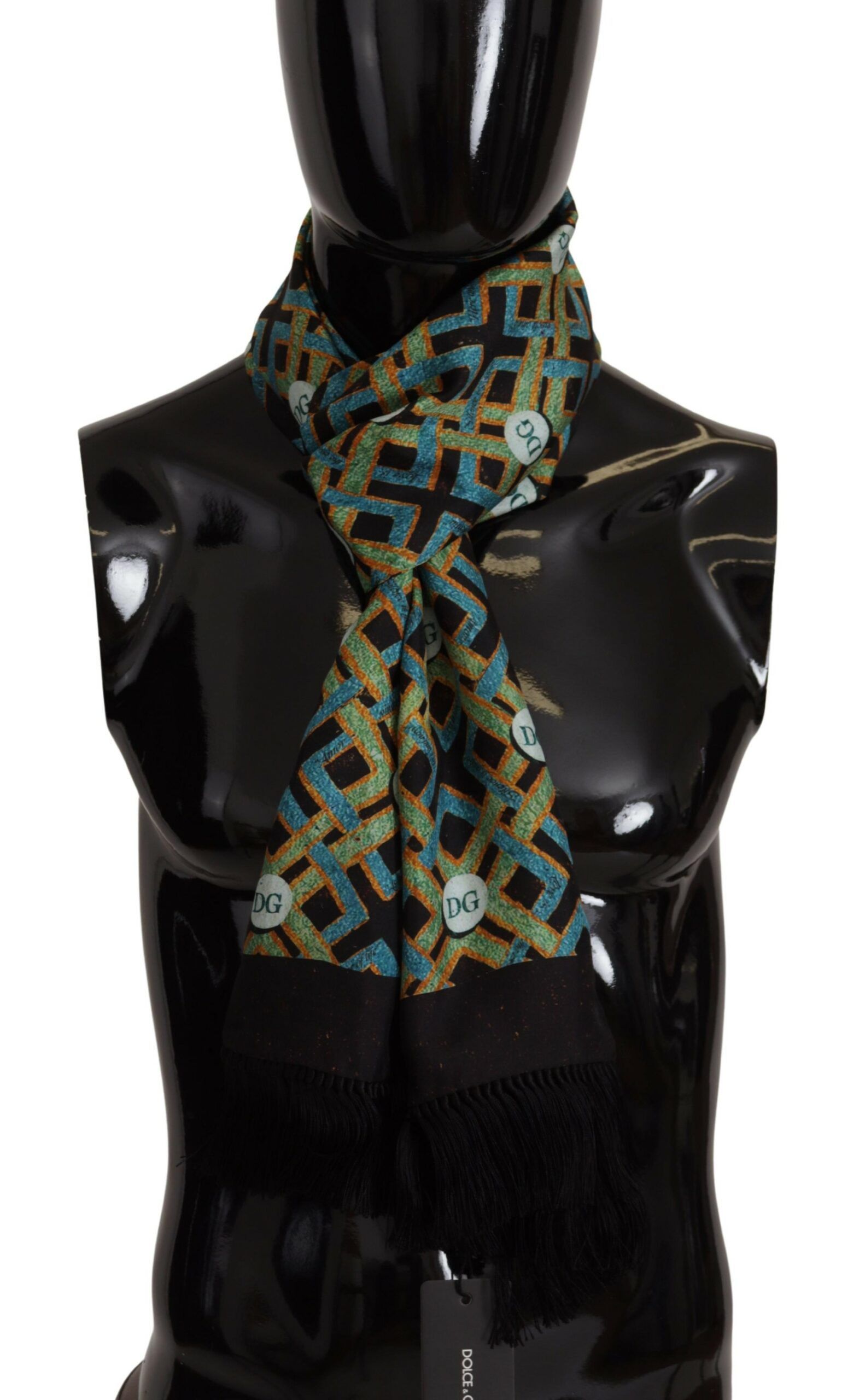 Dolce & Gabbana Elegant Multicolor Silk Men's Men's Scarf Size ONE SIZE - 1 Thumbnail