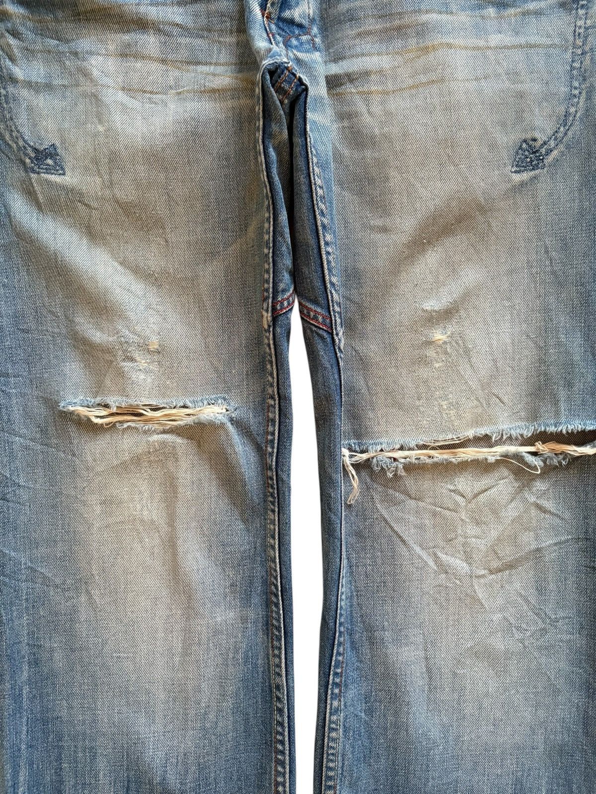Diesel Vintage Italy Diesel Rusty Mud Wash Distress Rip Baggy Jean Size US 30 / EU 46 - 5 Thumbnail