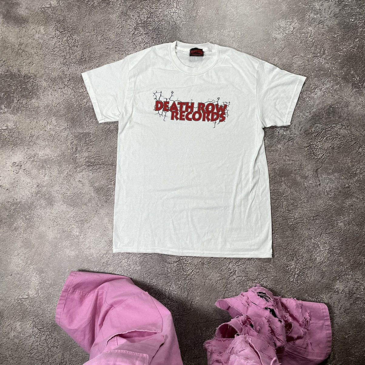 Vintage Vintage Death Row Records Graphic Tee Goth Streetwear Boxy M Size US M / EU 48-50 / 2 - 1 Thumbnail