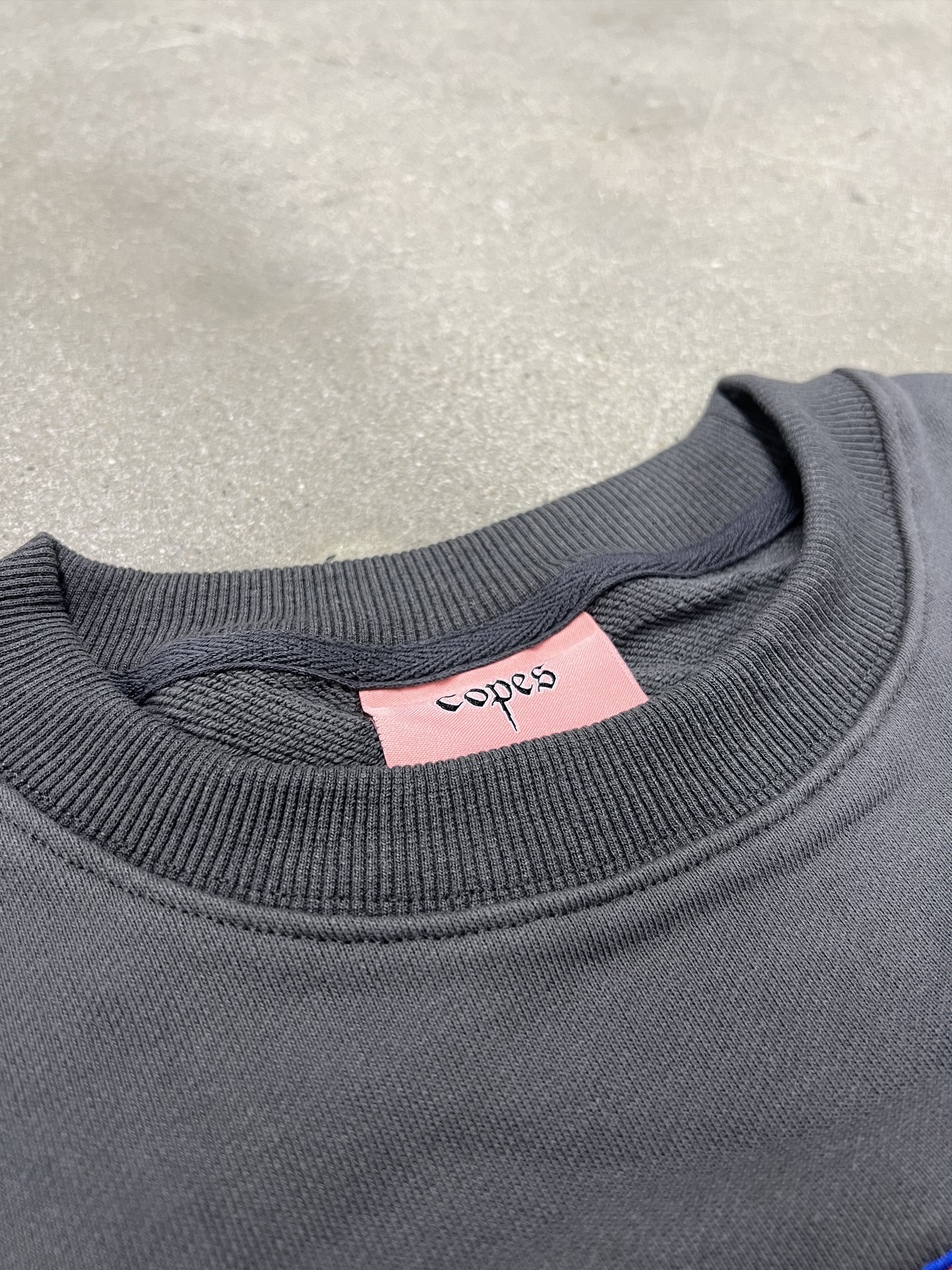 Copes Hivemind French Terry Stitched Fish Crewneck Size US XXL / EU 58 / 5 - 3 Thumbnail