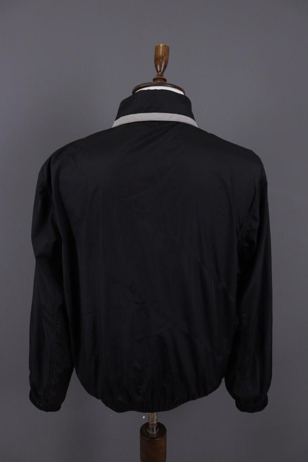 La Martina La Martina Argentina Black #3 Nylon Full Zip Bomber Jacket Size M / US 6-8 / IT 42-44 - 7 Thumbnail