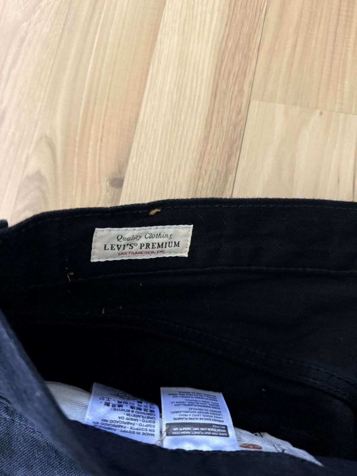 Levi's Levis 501 black jeans Size US 32 / EU 48 - 4 Thumbnail