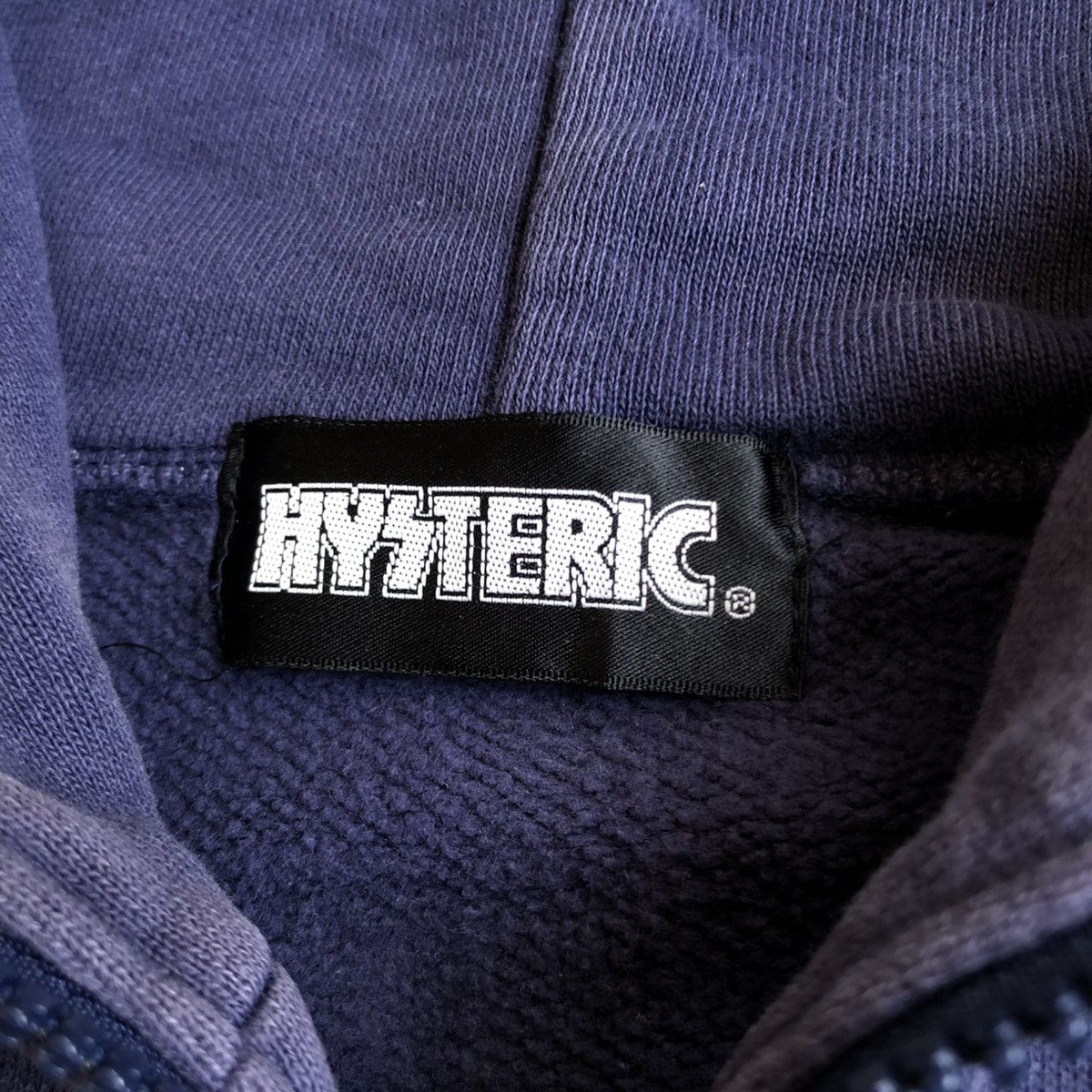 Hysteric Glamour Vintage Hysteric Glamour Woman HYS Full Zipper Hoodie Navy Size US L / EU 52-54 / 3 - 13 Thumbnail