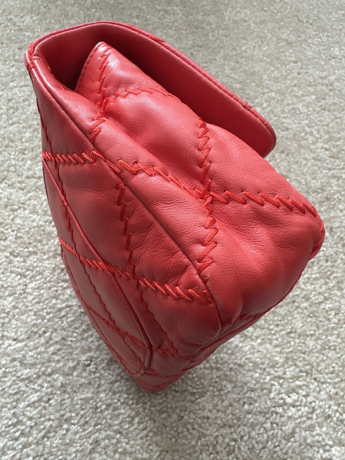 Chanel Chanel Red Wild Stitch Single Flap Bag Size ONE SIZE - 4 Thumbnail
