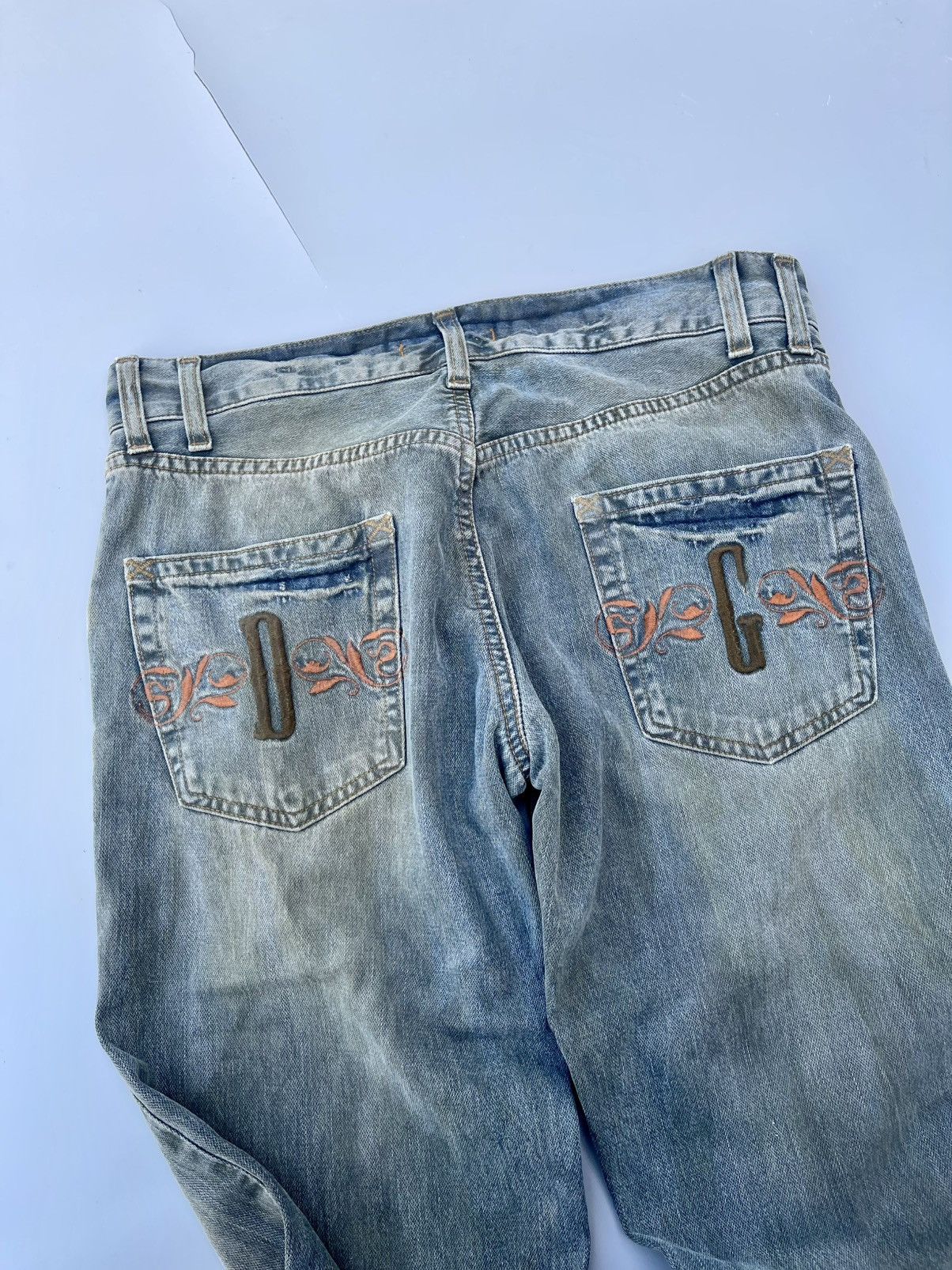 Designer × Dolce & Gabbana × Vintage Vintage Dolce&Gabbana Distressed Jeans Size US 33 - 3 Thumbnail