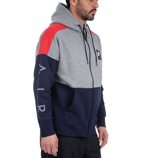 Nike Nike Heritage Air fleece colourblock full zip hodded jacket Size US L / EU 52-54 / 3 - 2 Thumbnail