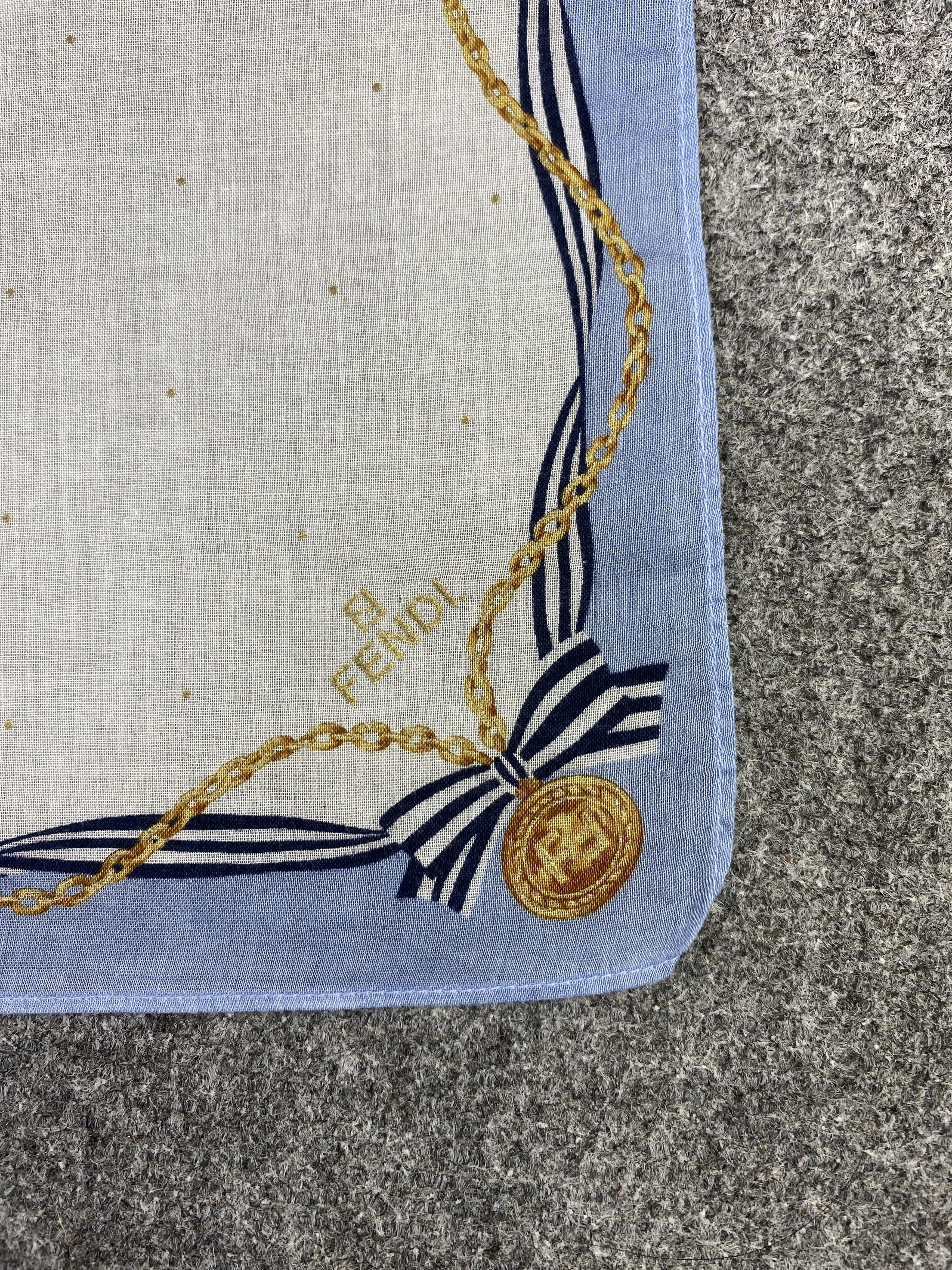 Fendi Vintage Fendi Handkerchief / Neckerchief KT0185 Size ONE SIZE - 5 Thumbnail