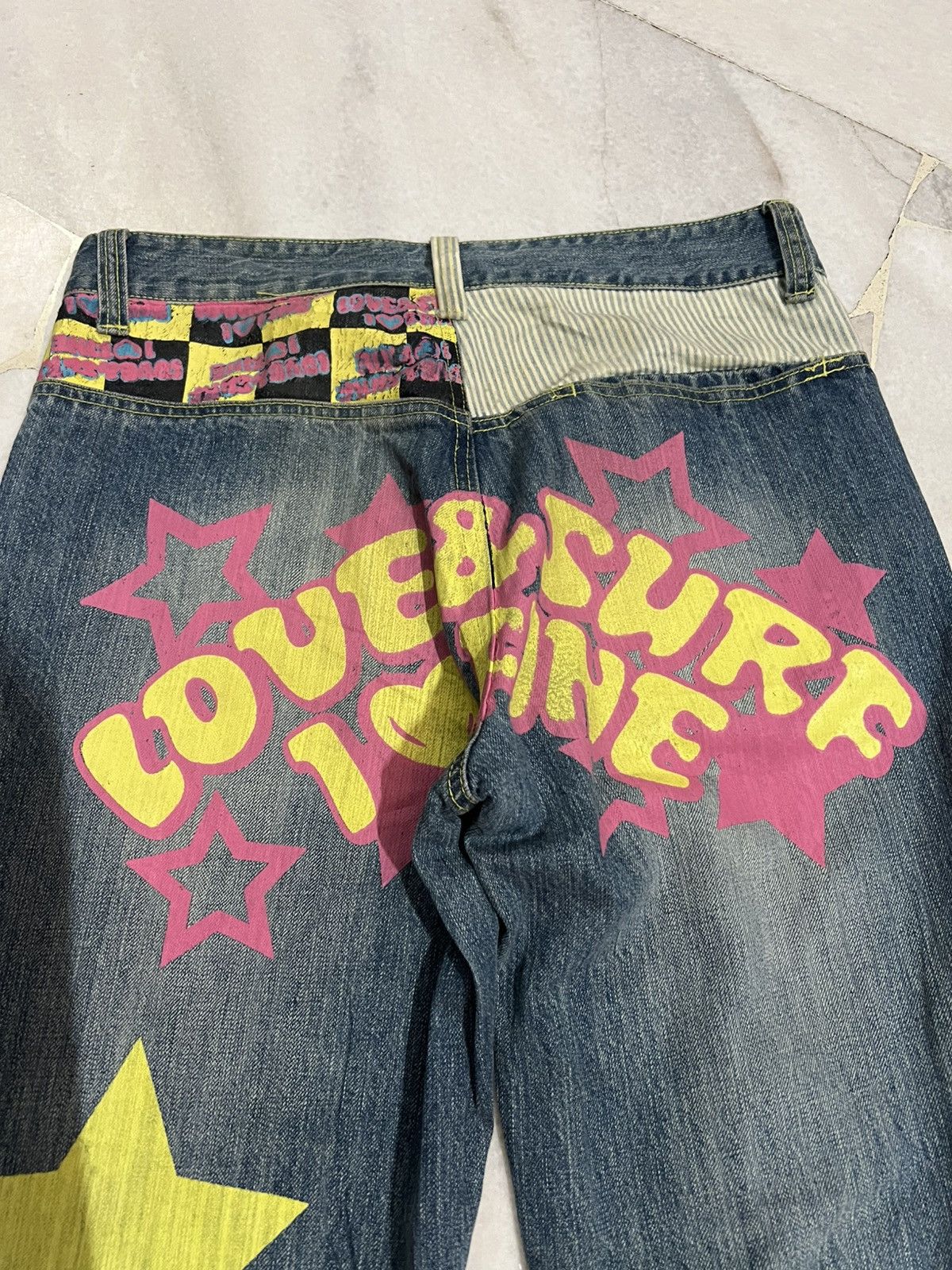 Japanese Brand HAWAII SURF JEANS Size US 31 - 17 Thumbnail
