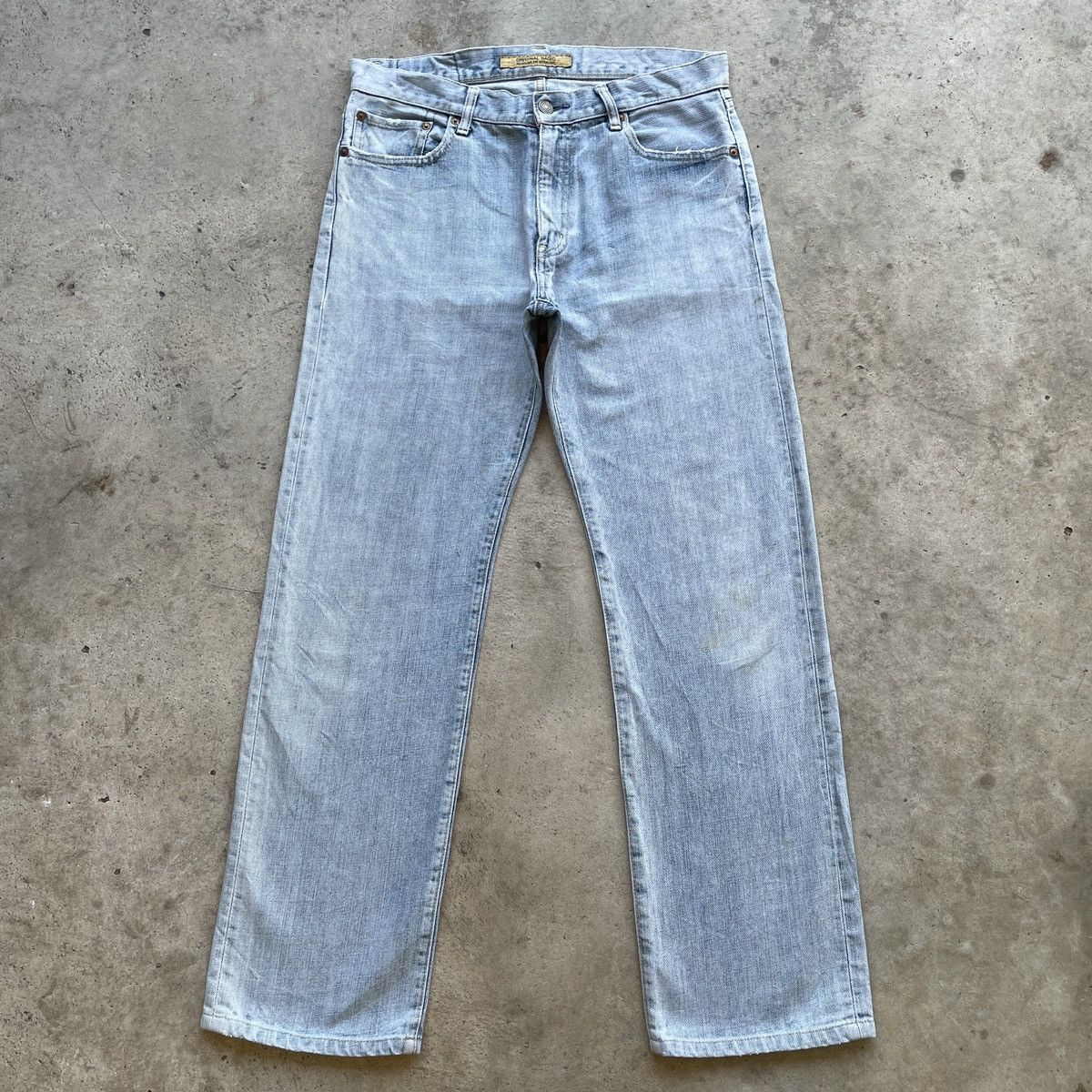 Japanese Brand Vintage Japanese Brand Straight Faded Jeans Denim Pants W33 Size US 33 - 1 Thumbnail