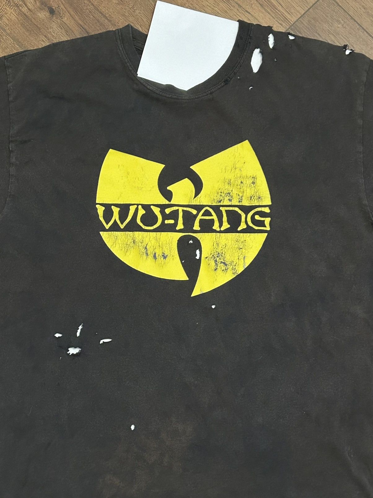 Rap Tees Distressed Wu Tang Clan Classic Rap Tee Size US L / EU 52-54 / 3 - 2 Thumbnail
