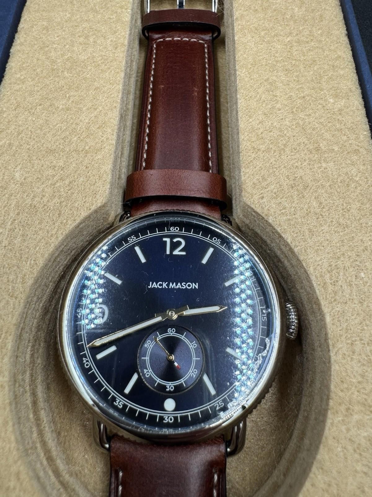 Other Jack Mason JM-A601-003 Avigator 3 Hand - 45mm Warm Grey Dial Size ONE SIZE - 9 Thumbnail